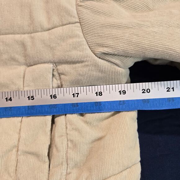 Princess Polly Cropped Corduroy Puffer Jacket Size 4 Streetwear Casual - Picture 5 of 11